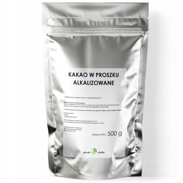 Kakao W Proszku Niskotłuszczowe Alkalizowane 500G