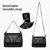 Large-capacity Middle-aged Mother Bag Soft Leather Fashion Shoulder Bag Retro Small Square Bag