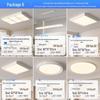 "Walnut Ceiling Lamp - Full Spectrum Eye Protection for Living Rooms & Bedrooms"