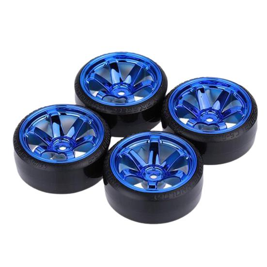 4 шт. Яркие цветные легкие хорошие высокопрочные 1/10 автомобильные шины с дистанционным управлением запасные части игрушечные шины для автомобиля