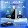 Беспроводной адаптер Carplay Android Auto 2-в-1 Smart Dongle 5G WIFI Для iPhone Android Телефона Для BMW 5 серии E12 E28 E34 E39 E60