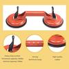 Floor gap repair tool set including suction cup tool and rubber hammer -wood floor DIY professional hand tool black