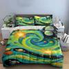 Swirling planets and stars. Bedding sets Duvet cover sets Duvet covers Pillowcases(1 * Duvet Cover 2 * Pillowcases without duvet insert)