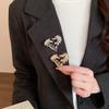 Horse Year Zodiac Animal Pins Zinc Zinc Alloy Hollow-out Metal Pony Badge Pin Zodiac Horse Head Brooch  Gift