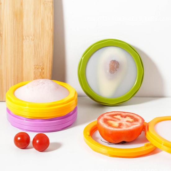 Держатель для авокадо Yousheng, контейнер для хранения лука, не содержит БФА, хранитель фруктов и овощей для экономии места в холодильнике, для хранения лимонов, помидоров, чеснока