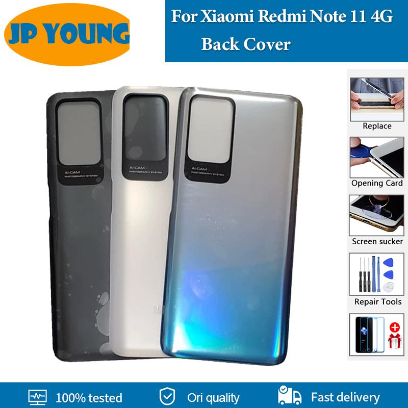 AAA+ quality Battery Cover For Xiaomi Redmi Note 11 4G Back Cover Housing Case For Redmi Note 11 5G Rear Battery Replace