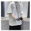 New Short-Sleeved T-shirt Men's Summer Korean Style Trendy Simple Half Sleeve Top Hong Kong Style Loose Casual Fashion Brand T-shirt