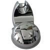 No-Drill Suction Cup Shower Head Holder - Wall-Mounted Bracket for Bathroom and Toilet.