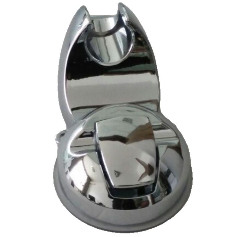 No-Drill Suction Cup Shower Head Holder - Wall-Mounted Bracket for Bathroom and Toilet.