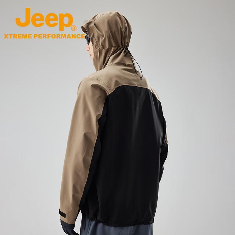 Jeep Men's Waterproof Windproof Outdoor Hardshell Jacket