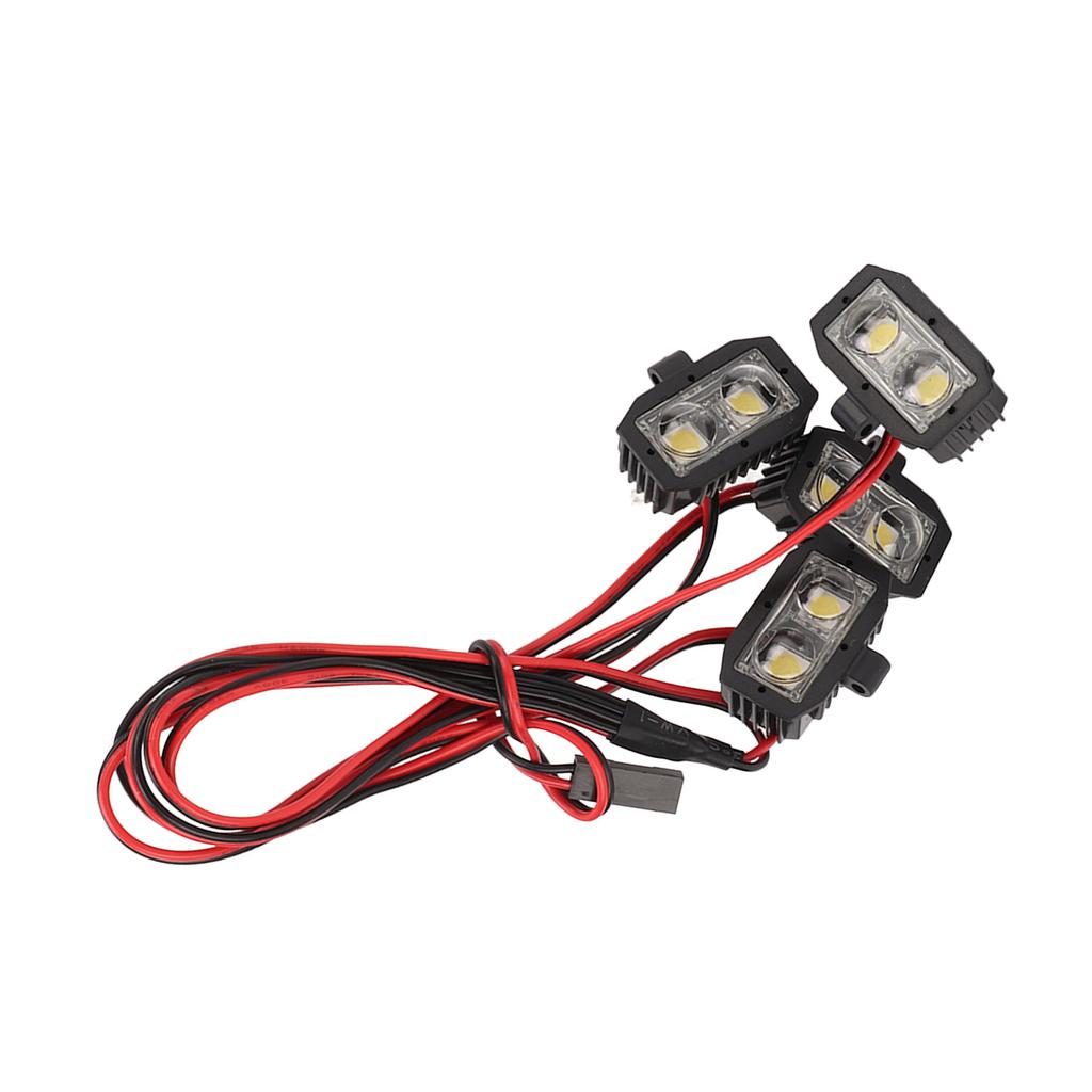 Радиоуправляемая фара 5?7.4V 8LED Белый свет RC Светодиодные фары Износостойкие RC Светодиодные фонари с пластиком