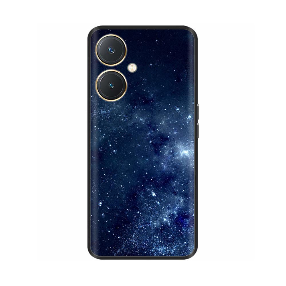 Чехол для Vivo Y27 Черный Чехол Череп Волк Силиконовый Мягкий Задние Чехлы Для Vivo Y27 5G Чехол для Телефона VivoY27 Y 27 2023 Защитный Чехол