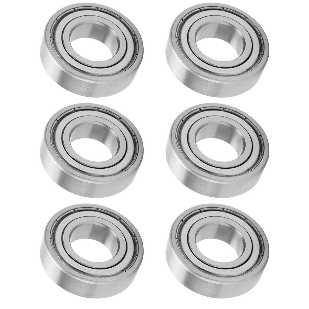 10Pcs Ball Bearing Stainless Steel with DustProof Covers Rollers for Machine S6004ZZ