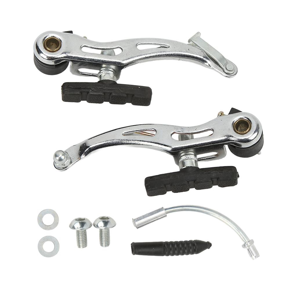 1Pair Bike Brake Set Universal Manual Brake Alloy Steel for Mountain Bike Folding Bicycle