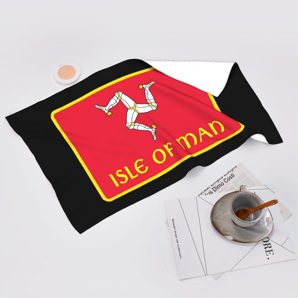 Isle Of Man Motorcycle Racing Soft Face Towel Quick Dry Pool Bath Cotton Towels Breathable