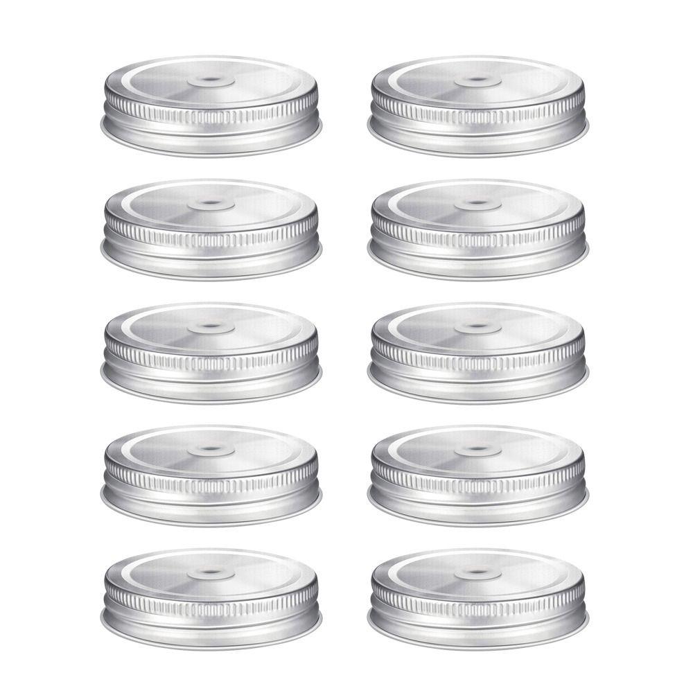 10pcs Storage Lids 70mm Sealing Cover Soft Mason Bottle Lids Home