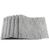 6Pcs/Set Pvc Placemat Dining Table Mats Set Table Bowl Pad Napkin Dining Table Tray Mat Coasters Kids Table Set