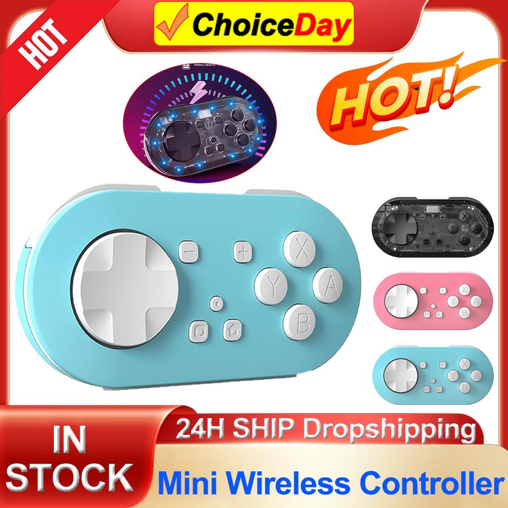 KS54 для Nintendo Switch/Switch OLED мини игровой контроллер светодиодный брелок портативный беспроводной игровой пульт управления для IOS/Android