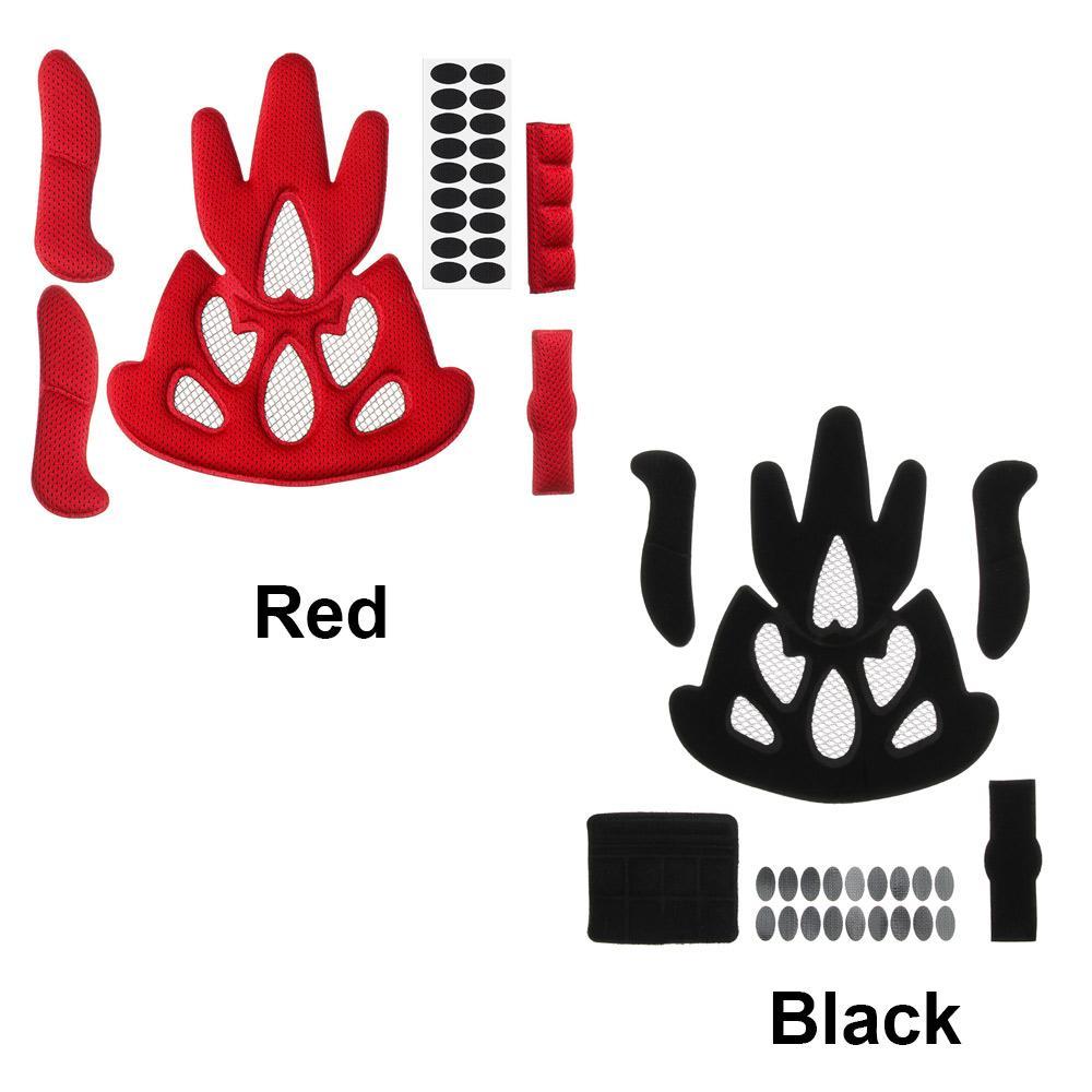 Sealed Universal Helmet Inner Padding Kit Protection Sponge Pad Foam Pads Set with Insect Net
