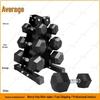 Hex Rubber-Coated Dumbbell