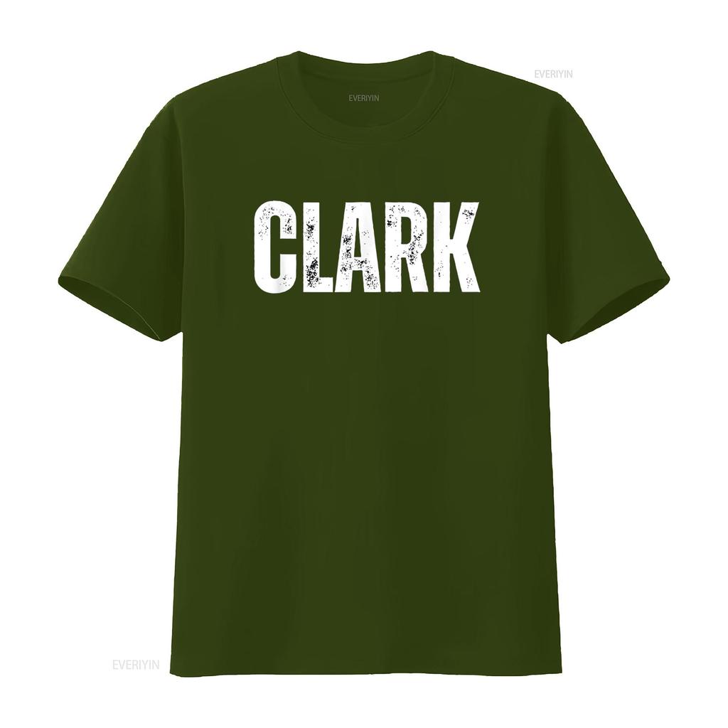 Футболка Clark винтажная Стирка Дышащая Повседневная Универсальная Эластичная дизайнерская одежда Удобная мода Мягкая мужская Унисекс