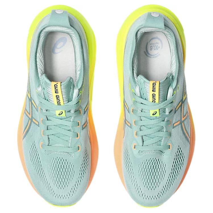 Asics Кроссовки женские Gel Kayano 31 Paris Teal Light-Celadon Safety-Yellow 1012B745-750