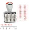 Personalized Roller Stamps Changeable Business Stamps Multi-Function Number Stamp  Office