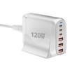 Многопортовая зарядная станция 3xUSB+3xType C с выходной мощностью 120 Вт для общественных мест и путешествий