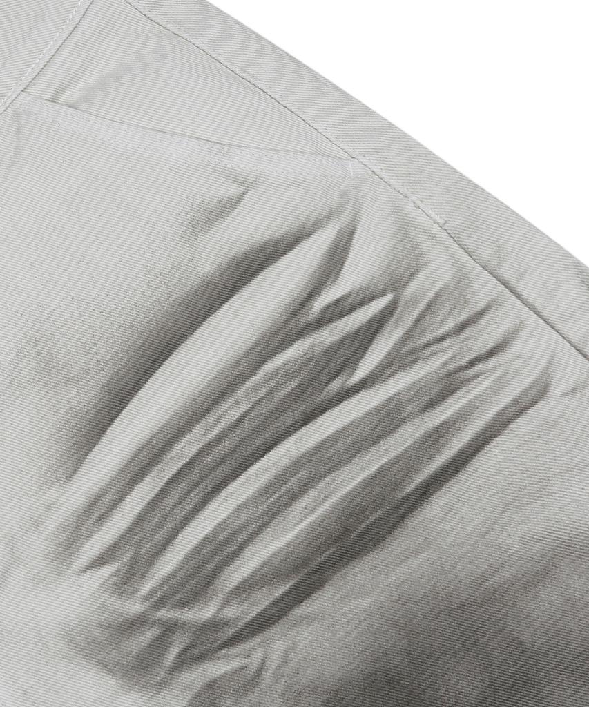 XTONZ Xp287 Dirty Washed Bermuda Cotton Pants (White)