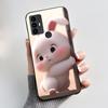 Phone Cover For TCL 30 SE Cases TCL 30E 305 306 Silicone Lovely Cat Black Bumper Soft TPU Coque for TCL 305 30SE Funda Protector