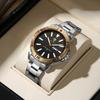 Gohuos 8827 Luxury Man Watch Week Date Waterproof Luminous Hands Men Wristwatch Stainless Steel Quartz Watches Relogio Masculino