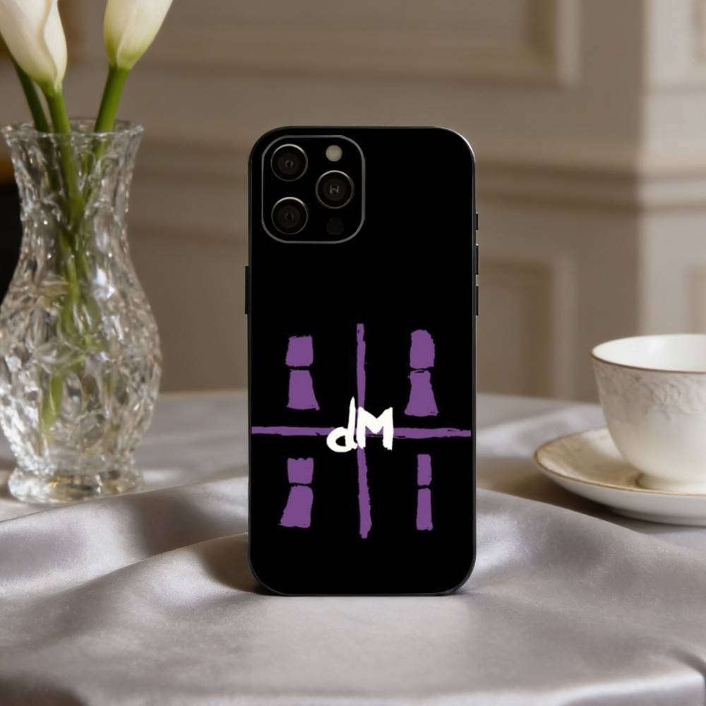 D-Depech-H COOL B-Band-D M-Mode Phone Case For iPhone 17,16,15,14,13,12,11 Plus,Pro Max,XS,Soft Silicone Black Cover