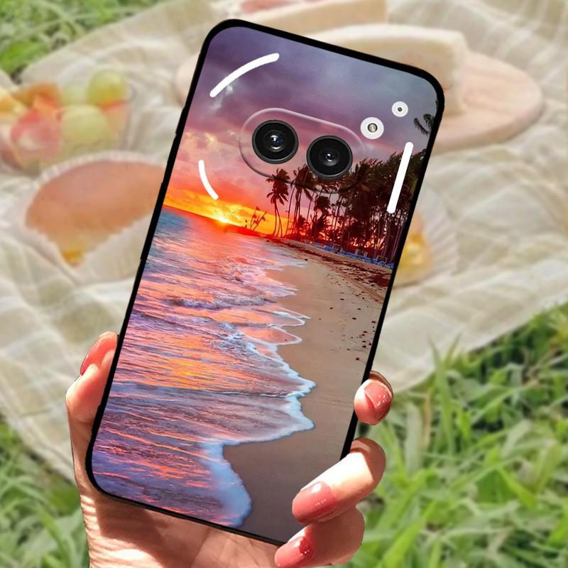 Чехол-бампер для Nothing Phone 2A, силиконовый, мягкий, модный, черный, Full Protective A142 Capa