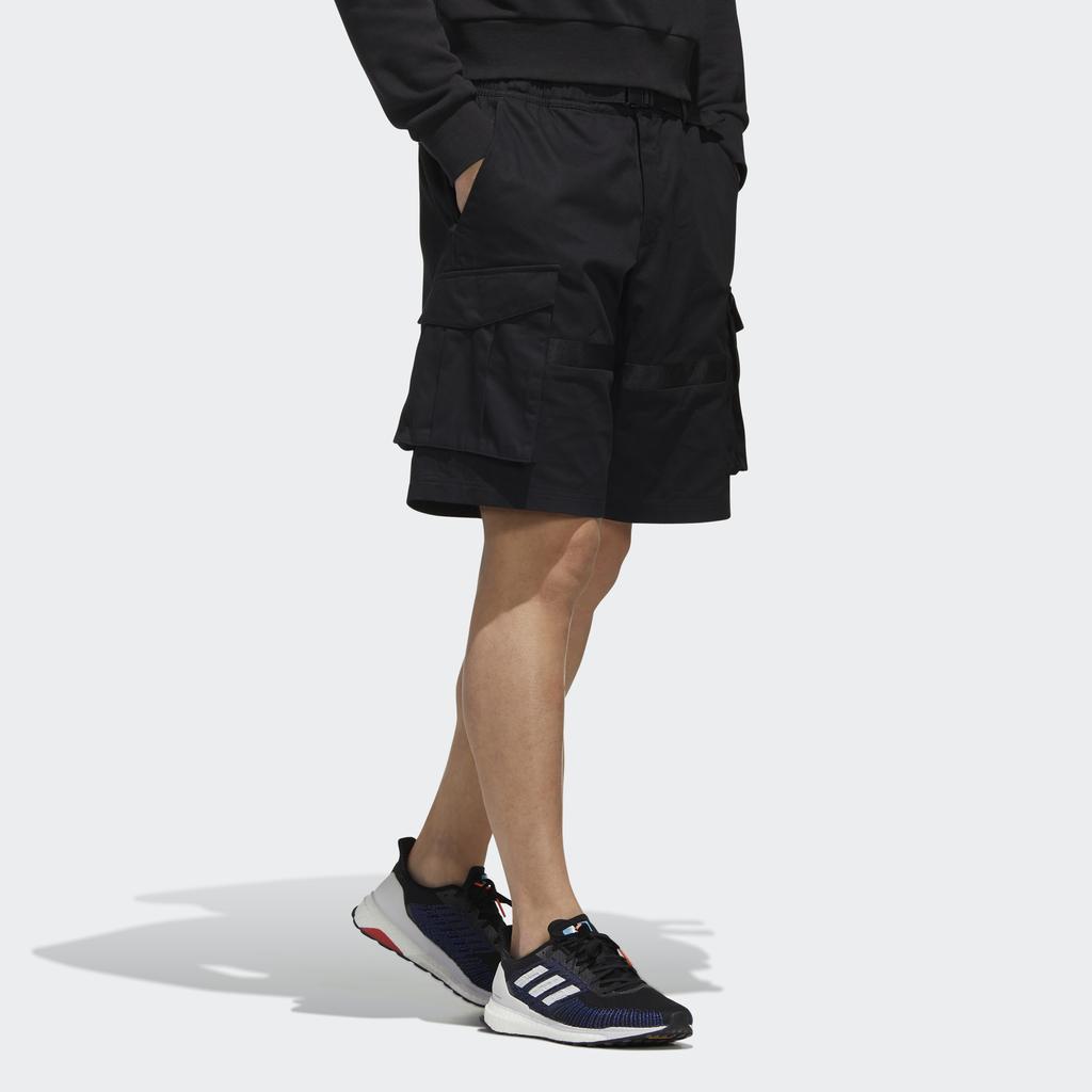 adidas Мужские шорты-карго Urban Utility, черные GL0392