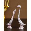 Розовая пара лебедей, целующихся, ручной работы, декоративная фигурка
