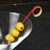 Eco-friendly Disposable Scissor Shaped Fancy Sticks Appetizers Picks Ring Toothpick Cocktail Skewer