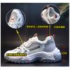Leather Transparent Net Dad Shoes Summer 2025 New Sports Shoes Women's Running Breathable Casual Women's Flat Platform Women's Shoes
