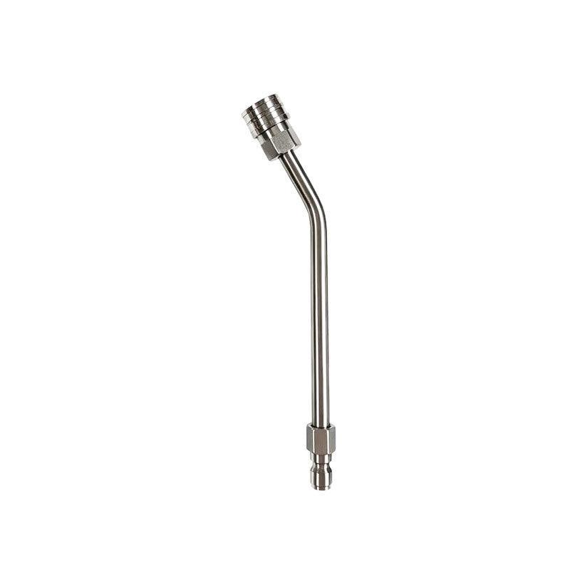 Stainless Steel Pressure Washer Curved Wand Set Durable Quick Connect For Car Washing Outdoor Cleaning