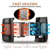 Портативный обогреватель 1500 Вт, быстрый нагрев, 3 режима нагрева, домашний электрический керамический обогреватель для ванной комнаты, спальни, гостиной