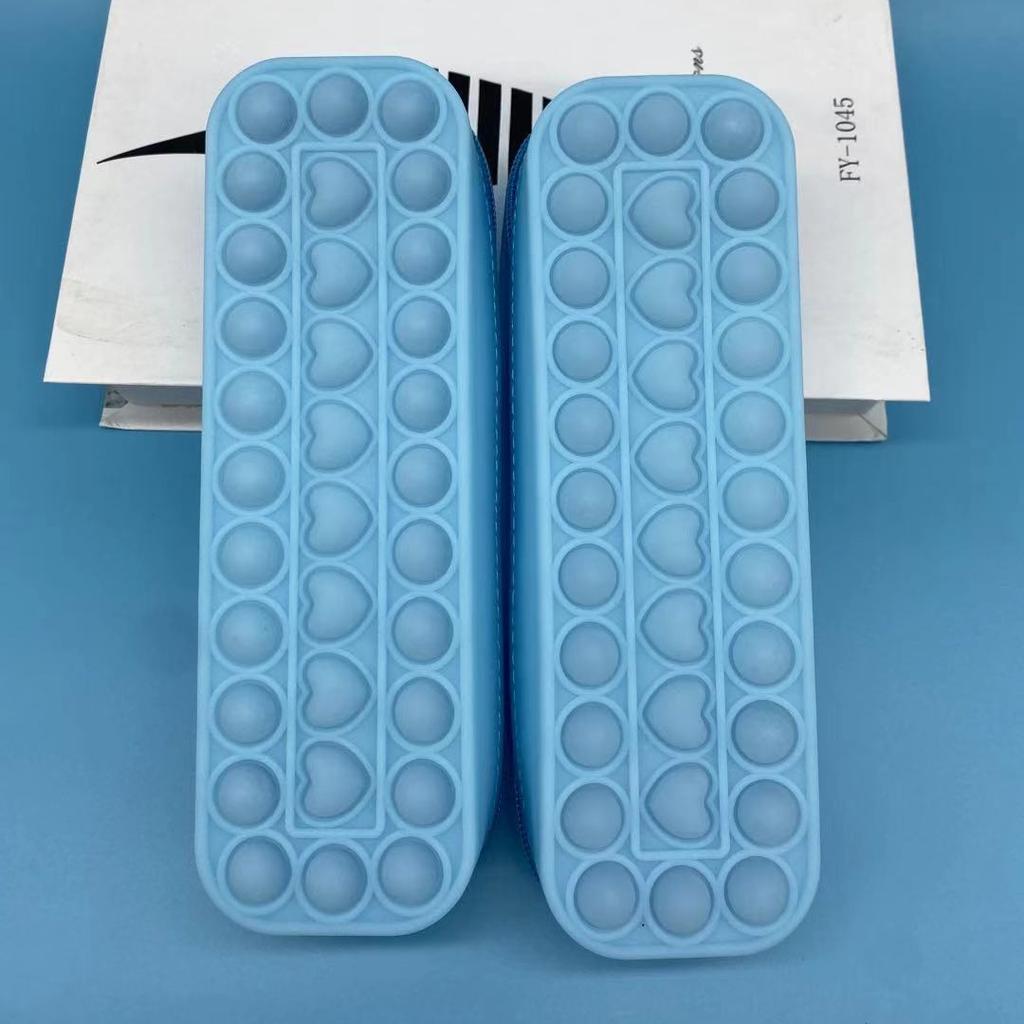 Новый Pops It Push Bubble Fidget Toys Пенал Детская игрушка для снятия стресса Антистресс Popsits Мягкие детские игрушки Поппер