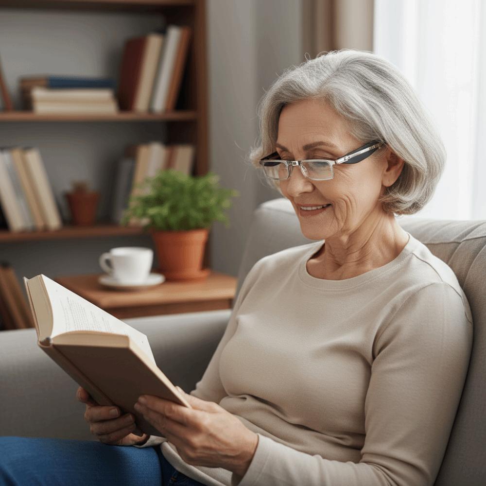 Lightweight Foldable Reading Glasses 360 Degree Rotating Elderly Eyewear Computer