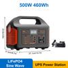 Gaiaray 500W 300W Portable Power Station Solar Generator LiFePO4 Charging Station Emergency Power Plant UPS for Outdoor Camping