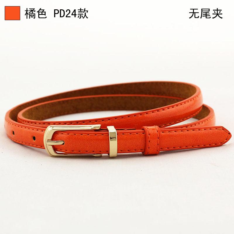 Mary Korean Style Pin Buckle Versatile Dress Belt Female Lady Fine Candy Color Decoration Belt