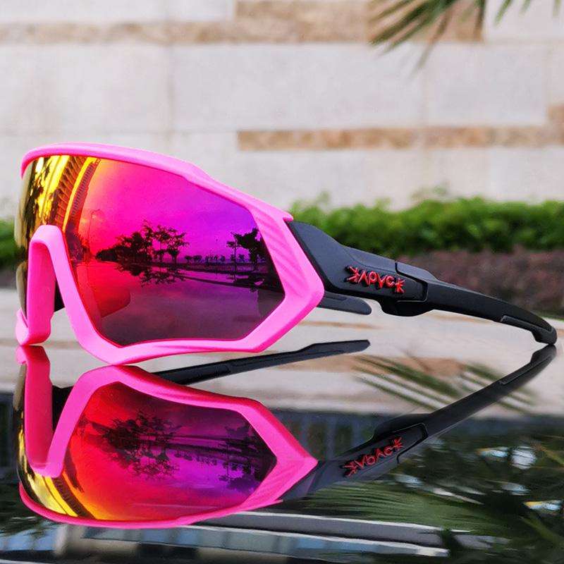 Polarized Sport 5 Lens Cycling Glasses Bike Mtb Sunglasses Men Women Fishing Running Goggles Fashion Safety Bicycle Eyewear