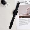 Кожаный ремешок с тиснением под крокодила с пряжкой-булавкой для Apple Watch 7, Samsung Watch, iWatch 6-го поколения, SE.
