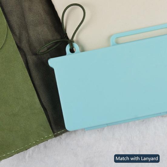 Мини-коробка для акварели, 24 шт., пустые полукастрюли с магнитной полосой, переносная палитра для акварельных красок, масляных, акриловых