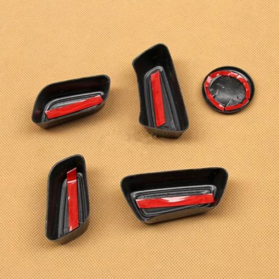 Carbon Fiber Power Seat Adjust Switch Button Cover For 2018-2024 Toyota Camry