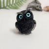 Owl Shape Crystal Owl Ornament DIY Mini Owl Figurines Funny Natural Gravel Stone  Office