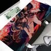 Kawaii Girl Mouse Pad Demon Slayer Kamado Nezuko Large Mousepad Gaming Accessories Nonslip Table Mat Laptop Gamer Anime Deskmat