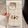 Мультяшный чехол для телефона «Три медведя» для iPhone 11 12 13 14 15 16 17 Pro Max XS X XR 16E 17E Plus 17 Air Милый ударопрочный мягкий чехол
